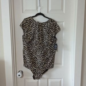 Size 2X Torrid Cheetah Print One Piece Swimsuit